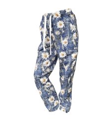 Dámske tepláky DIGI JEANS FLOWERS 1