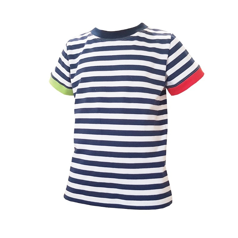 Dětské tričko NAVY námořník-red-green (Velikost 98)