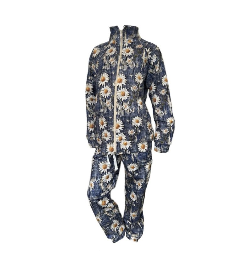 Tepláková souprava ZIPPER DIGI JEANS FLOWERS 1