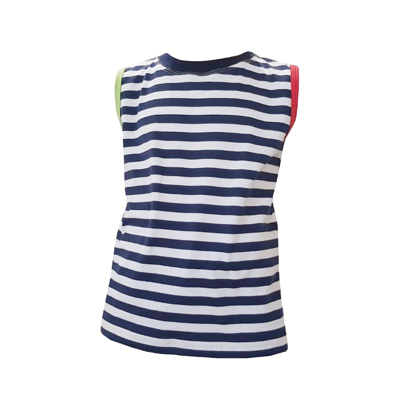 Pánské tričko bez rukávů NAVY námořník-red-green (Velikost XS pánské)