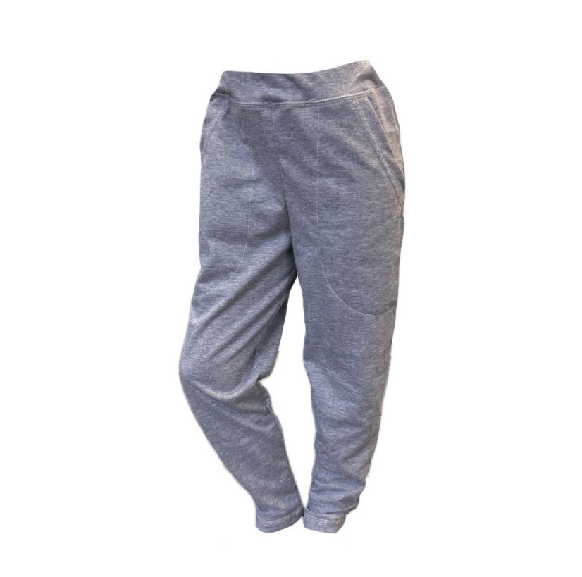 Pánské kalhoty JOGGER, šedý melír lehké