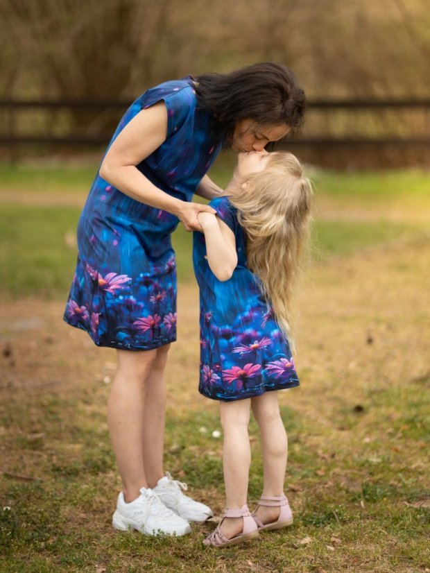 Dámské bavlněné šaty, FLOWERS 13