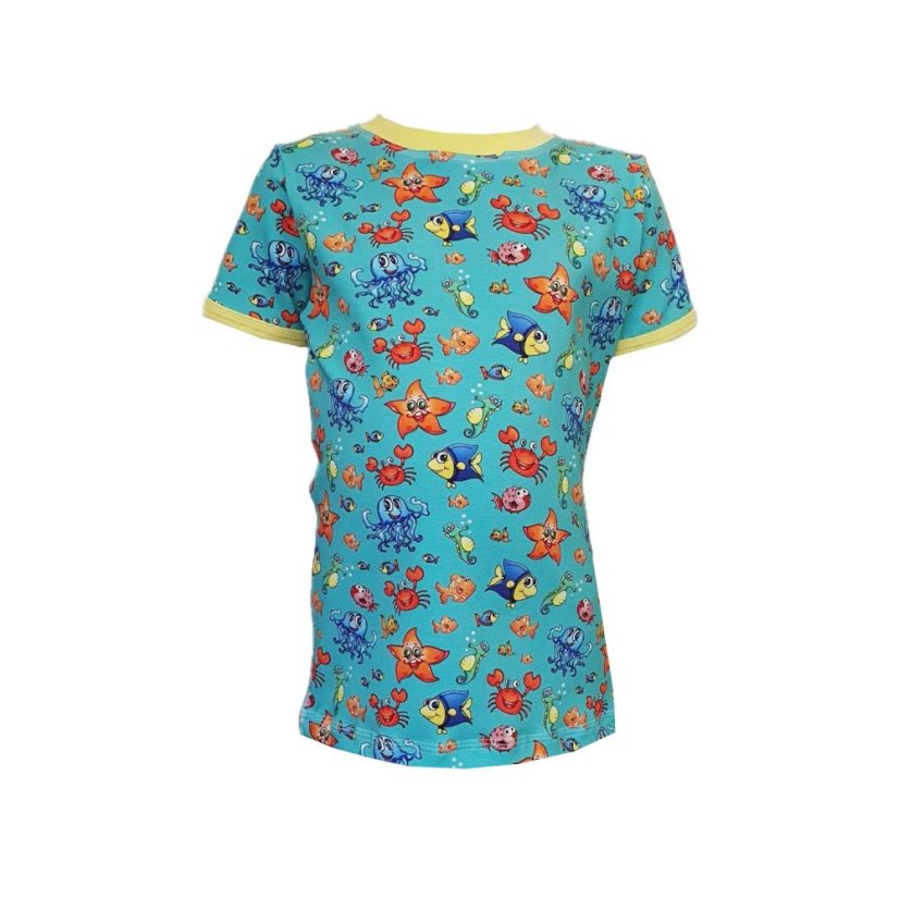 Detské tričko DIGI SEA WORLD s krátkym rukávom
