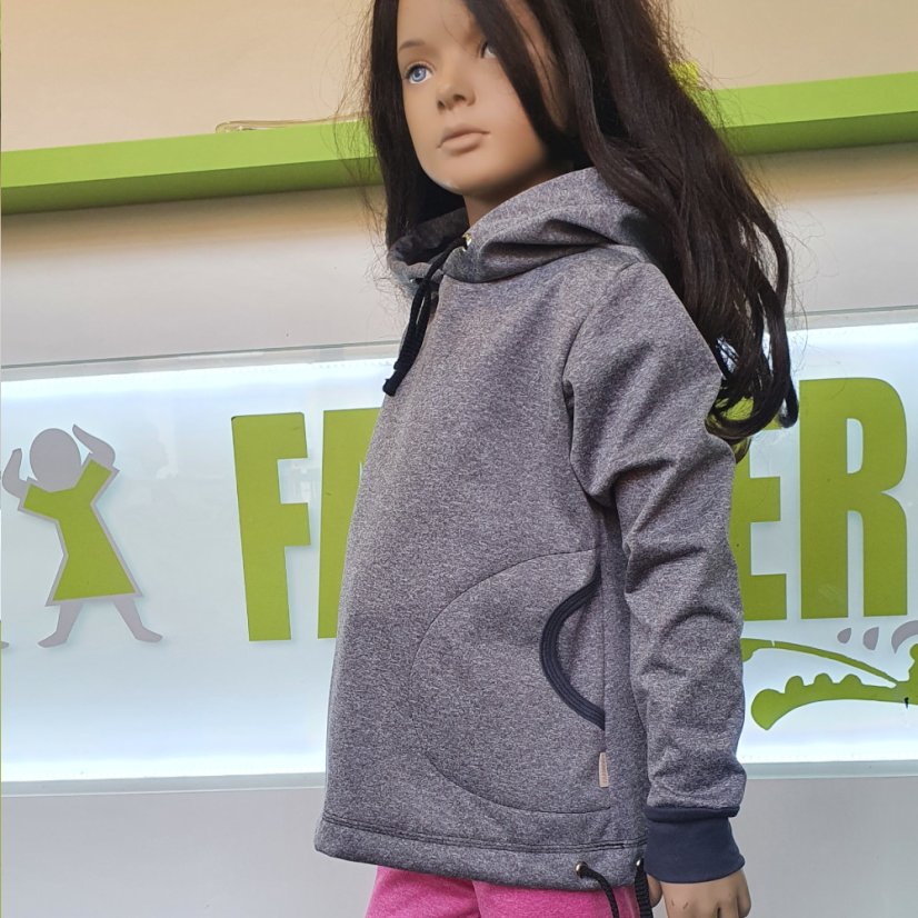 Softshellová mikina ELAST GREY MELE