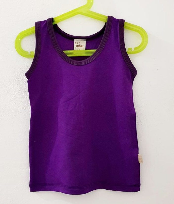 Nátělník BAMBUS fialový