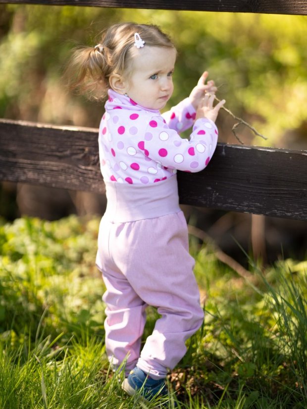 Detské softshellové nohavice GROW s fleecom