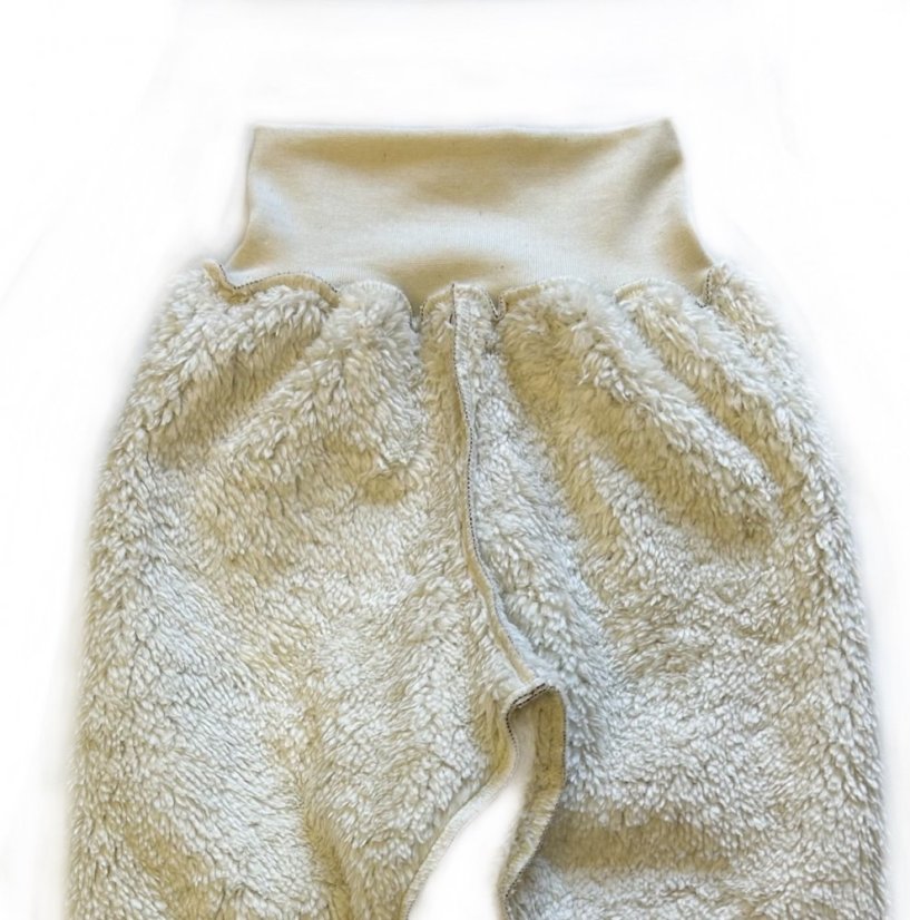 Dětské softshellové kalhoty GROW s beránkem