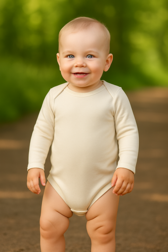 Dětské body z bio bavlny