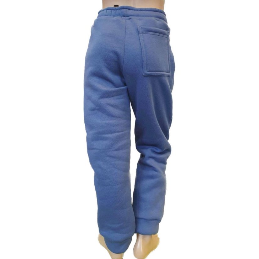 Dámské tepláky teplé, ocelově modrá