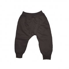 Dětské BKM kalhoty s manžetami hnědé (Velikost 86)