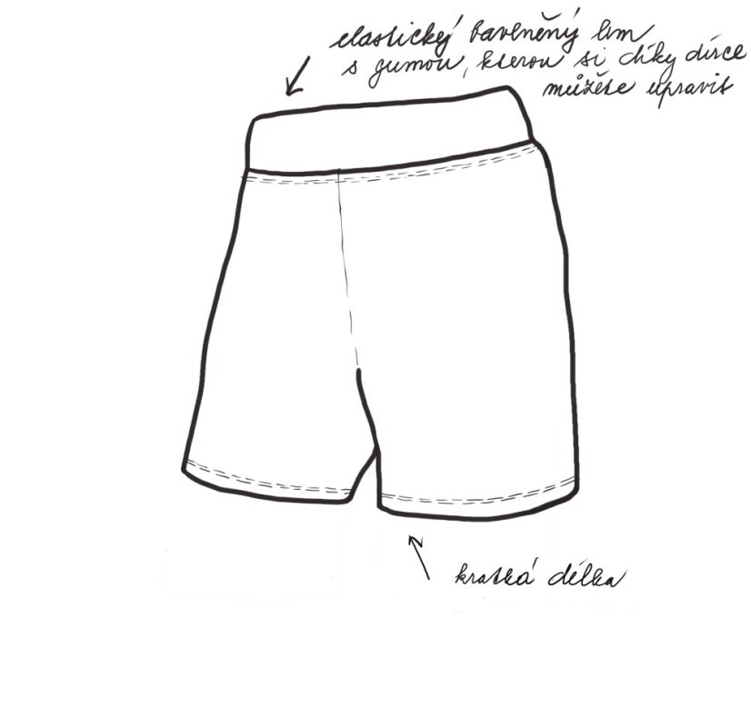 Kraťasy po kolena šedý melír