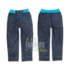 Zateplené dětské kalhoty WOW JEANS 2 - fleece (Velikost 98)