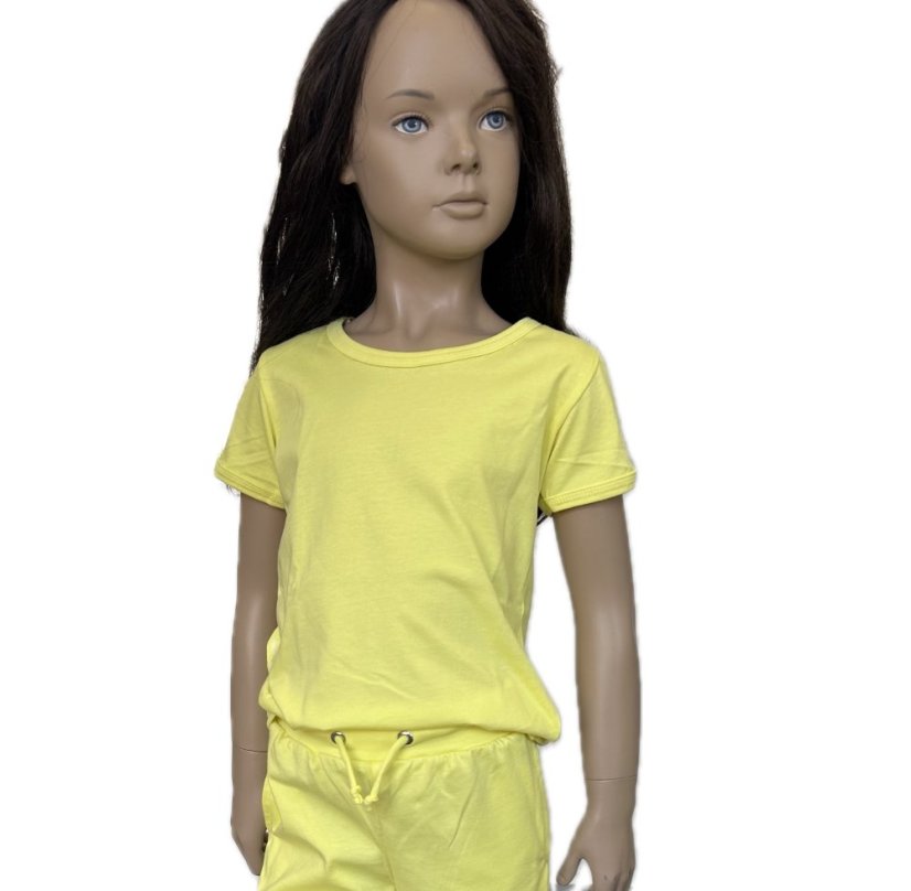 Detské letné pyžamo, citrónová