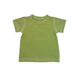 Dětské tričko krátký rukáv FLAT limet (Velikost 92-98)
