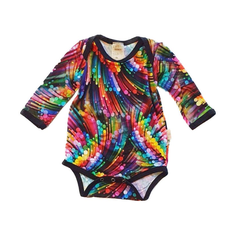 Body BAMBUS DIGI NEON dlhý rukáv