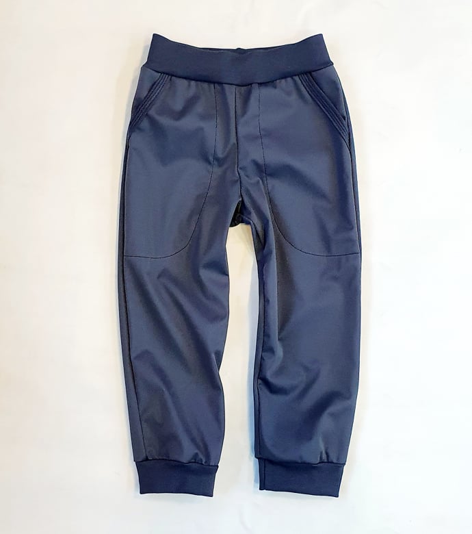 Softshellové kalhoty THIN GREY lehké