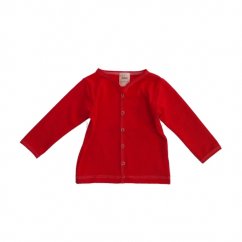 Dětský kabátek červený (Velikost 86)