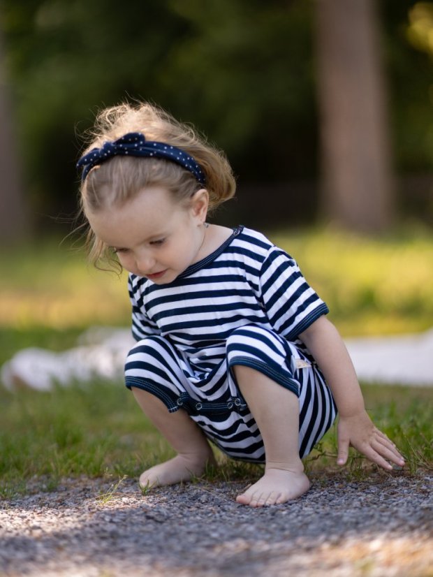 Dětský letní overal BAMBUS, námořník