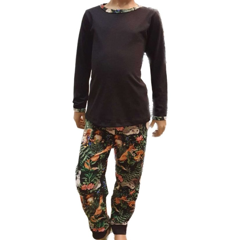 Dámské pyžamo, lesní noc