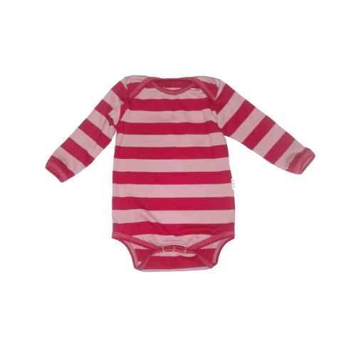 Dětské body dlouhý rukáv LOLLA malin (Velikost 92)