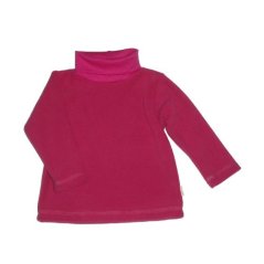Dětská mikina s rolákem microfleece cyklam (Velikost 92-98) Dětská mikina s rolákem microfleece cyklam (Velikost 92-98)