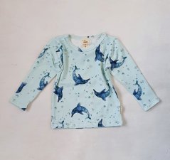 Tričko DIGI DOLPHIN s dlhým rukávom dievčatá