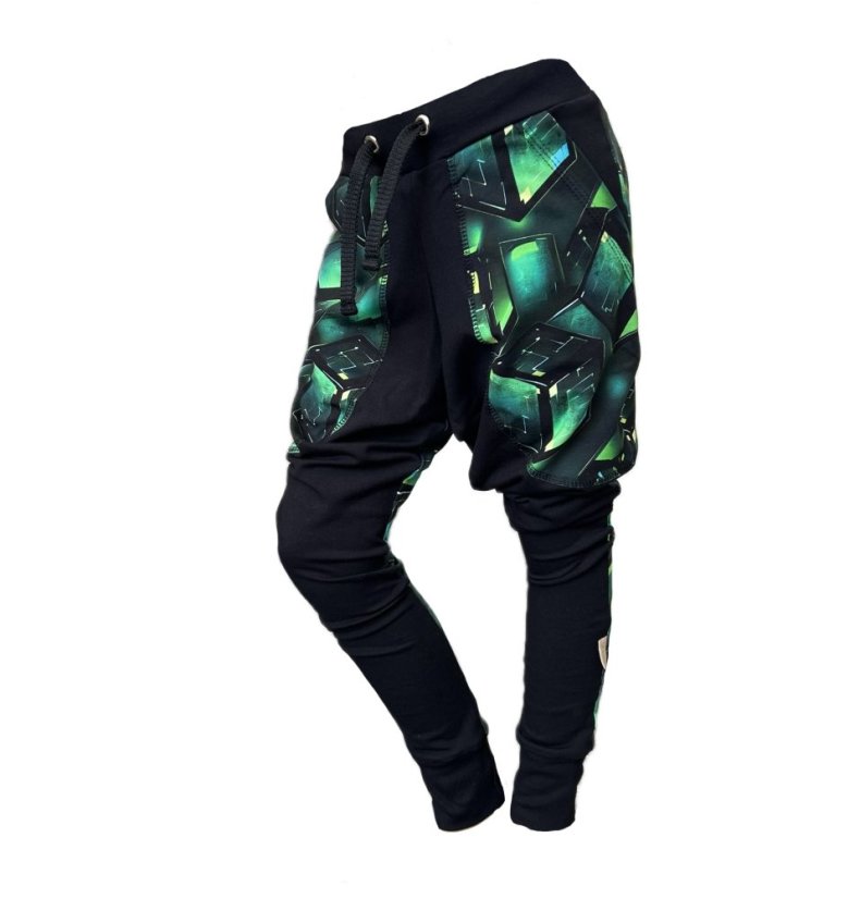 Dětské tepláky Parkour lehké, herní dimenze