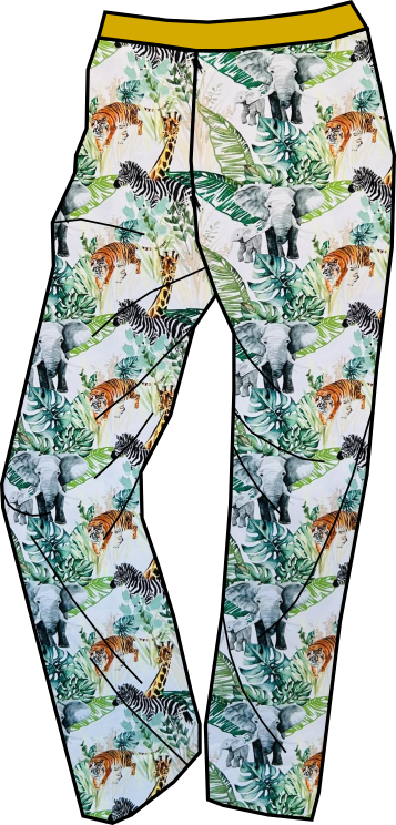 Pánske nohavice DIGI AFRICA ľahké