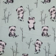 Tričko DIGI MINT PANDA krátký rukáv - dívčí