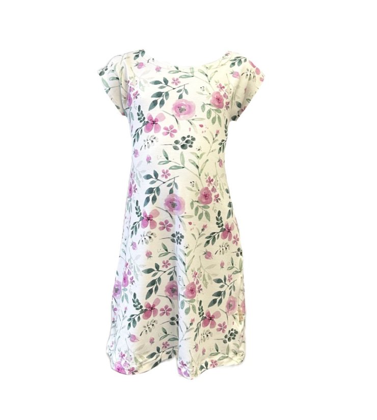 Šaty BAMBUS DIGI FLOWERS 18