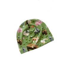 Čepice Bambus, zvířátka z kostek