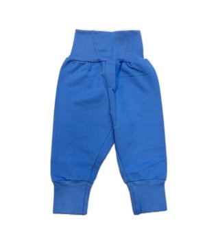 Kalhoty a tepláky pro miminka - Barva - Středně modrá - bílá