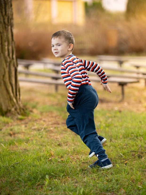 Detské nohavice JOGGER JEANS BLUE