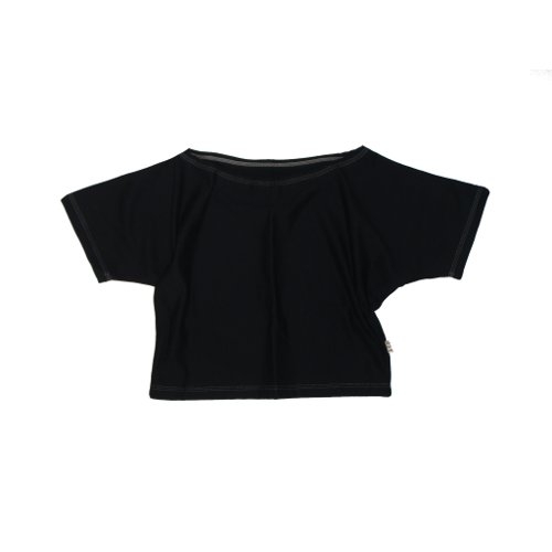 Dámský netopýr krátký rukáv IRONGYM černý (Velikost XS dámské)