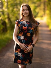 Dámské šaty, divoké kočky