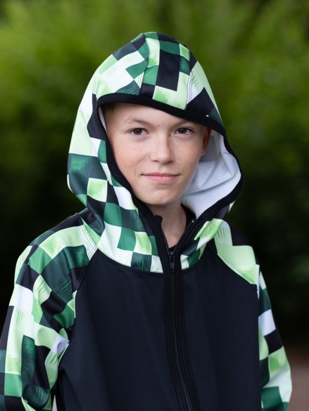 Dětská softshellová bunda s fleecem elastická