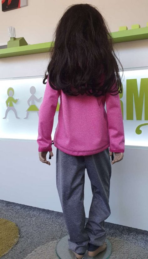 Dětská softshellová bunda přes hlavu