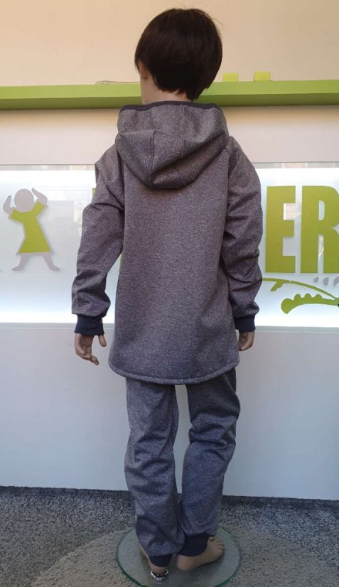 Softshellové kalhoty THIN ELAST GREY MELE