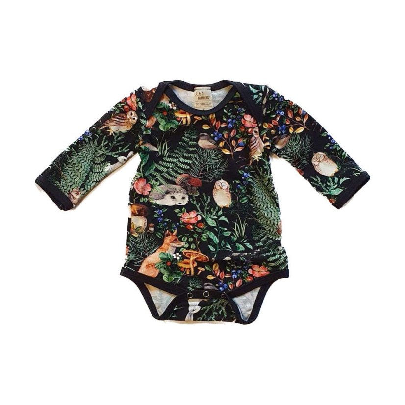 Detské body, lesná noc