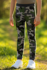 Dětské legíny, maskáč