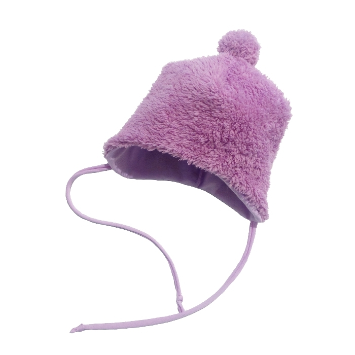 Dětská čepice FURRY bílá (Velikost 6 (obvod hlavy 54-57cm))