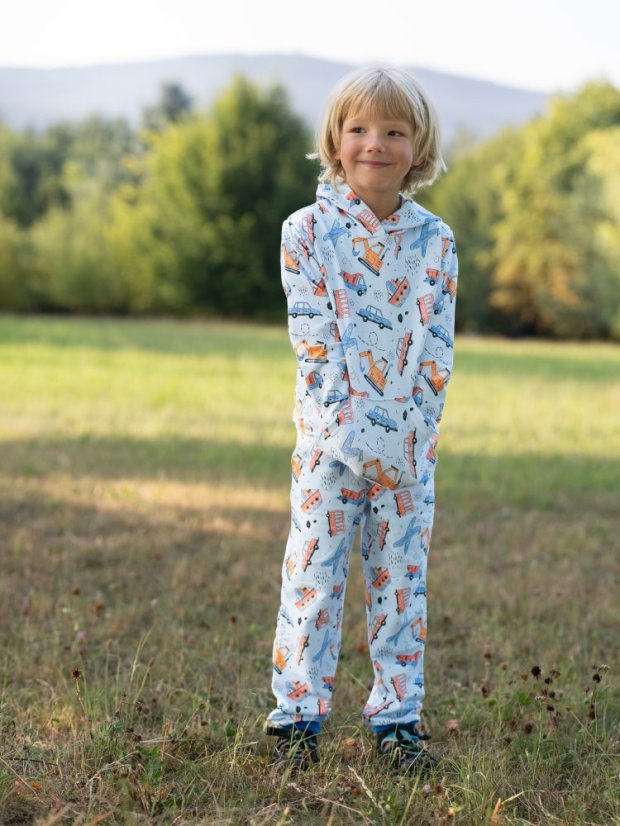 Detská tepláková súprava, na cestách