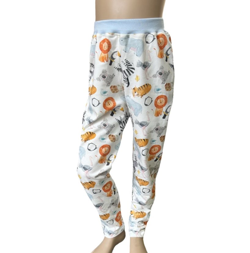 Dětské tepláky Jogger lehké, kamarádi ze zoo