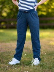 Dámské kalhoty WOW, modrý jeans