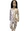Dámske pyžamo BAMBUS DIGI FLOWERS 17