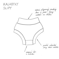 Dětské kalhotky/slipy, zimní les