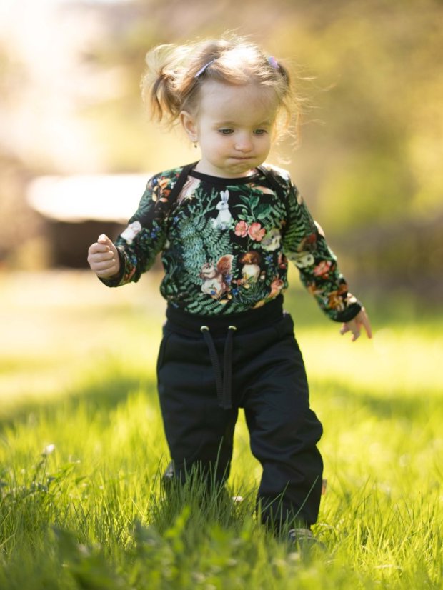 Dětské softshellové kalhoty THIN bez fleecu