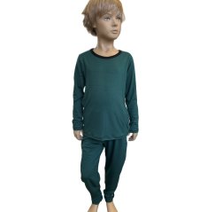 Dětské pyžamo BAMBUS DARK GREEN