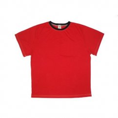 Pánské tričko krátký rukáv IRONGYM červené (Velikost XL pánské)