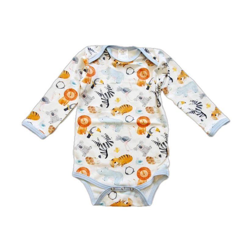 Detské body DIGI ZOO s dlhým rukávom